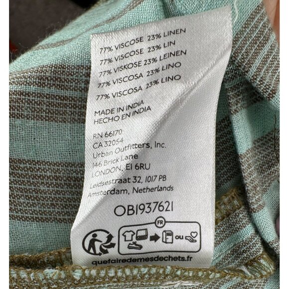 Urban Outfitters BDG Jasper mini shift dress linen blend sz XL - Picture 7 of 7